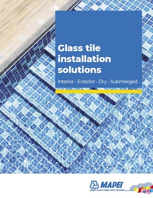Glass tile installation solutions